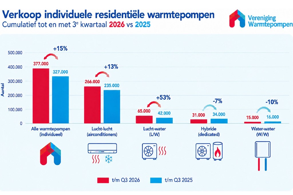 Verkoop warmtepompen tot Q3 2026-web